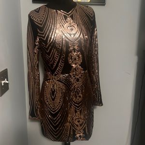 Miss ord Sequin Bodycon short special occasion dress.